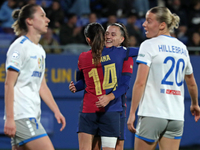 Aitana Bonmati celebrates a goal during the match between FC Barcelona Women and SKN St. Poelten Women, corresponding to week 3 of Group D o...