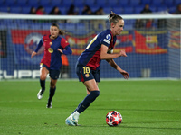 Caroline Graham Hansen plays during the match between FC Barcelona Women and SKN St. Poelten Women, corresponding to week 3 of Group D of th...