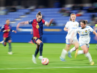 Caroline Graham Hansen plays during the match between FC Barcelona Women and SKN St. Poelten Women, corresponding to week 3 of Group D of th...