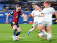 Caroline Graham Hansen plays during the match between FC Barcelona Women and SKN St. Poelten Women, corresponding to week 3 of Group D of th...