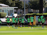 Players of the Mexican national soccer team train during a training session before their Concacaf Nations League match against the Honduras...