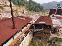 An aerial photo shows an abandoned factory in a mountain in Cengong County, Qiandongnan Miao and Dong Autonomous Prefecture, Southwest China...