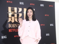 Actress Chin Hua Yang attends a TV drama joint visit in Taipei, Taiwan province, China, on November 12, 2024. (