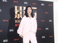 Actress Chin Hua Yang attends a TV drama joint visit in Taipei, Taiwan province, China, on November 12, 2024. (