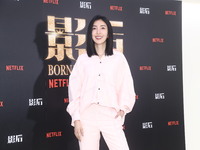 Actress Chin Hua Yang attends a TV drama joint visit in Taipei, Taiwan province, China, on November 12, 2024. (