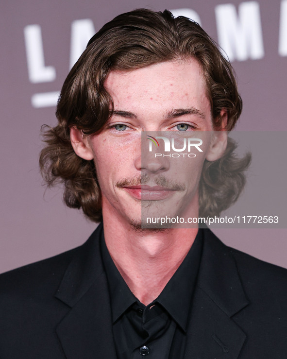 Jacob Lofland arrives at the Los Angeles Premiere Of Paramount+'s Original Series 'Landman' Season 1 held at the Paramount Theatre at Paramo...