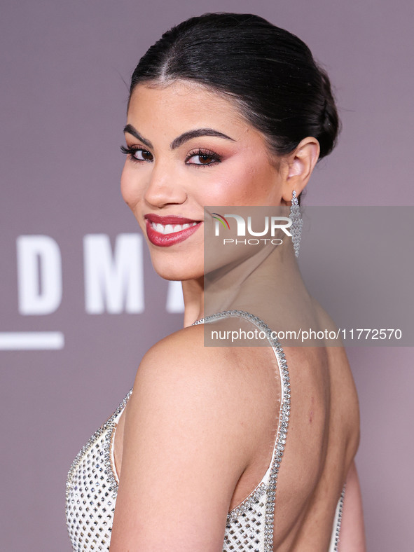 Paola Andino arrives at the Los Angeles Premiere Of Paramount+'s Original Series 'Landman' Season 1 held at the Paramount Theatre at Paramou...