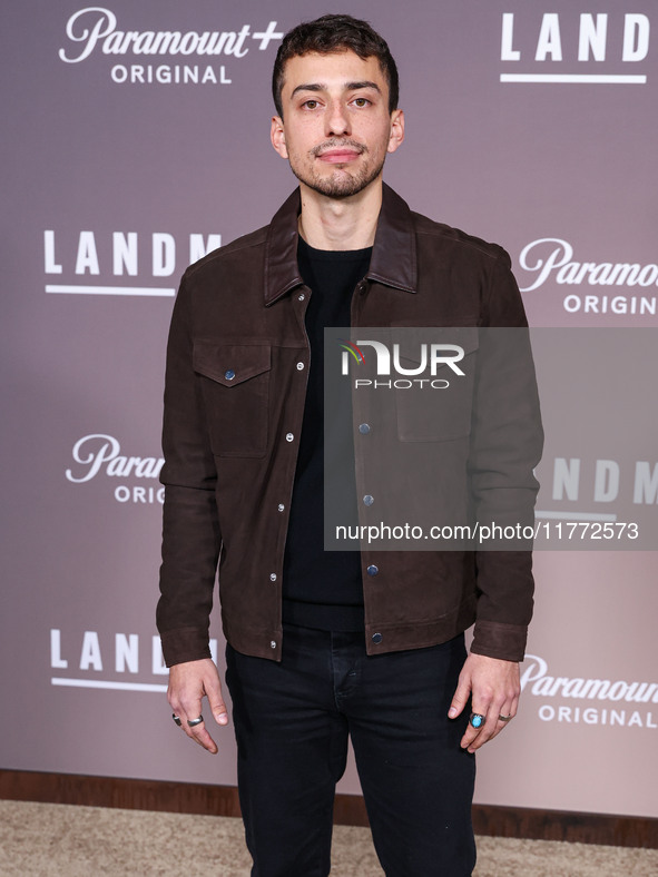 Octavio Rodriguez arrives at the Los Angeles Premiere Of Paramount+'s Original Series 'Landman' Season 1 held at the Paramount Theatre at Pa...