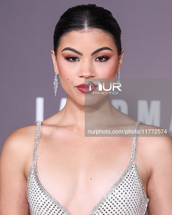 Paola Andino arrives at the Los Angeles Premiere Of Paramount+'s Original Series 'Landman' Season 1 held at the Paramount Theatre at Paramou...