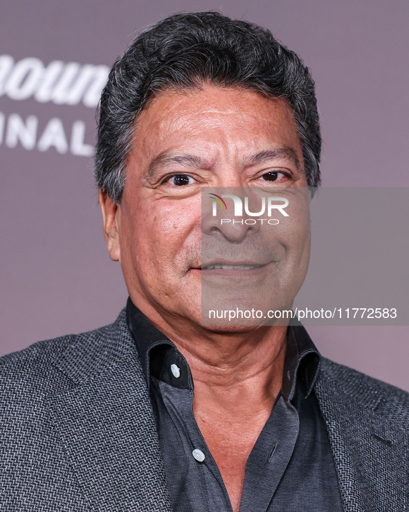 Gil Birmingham arrives at the Los Angeles Premiere Of Paramount+'s Original Series 'Landman' Season 1 held at the Paramount Theatre at Param...