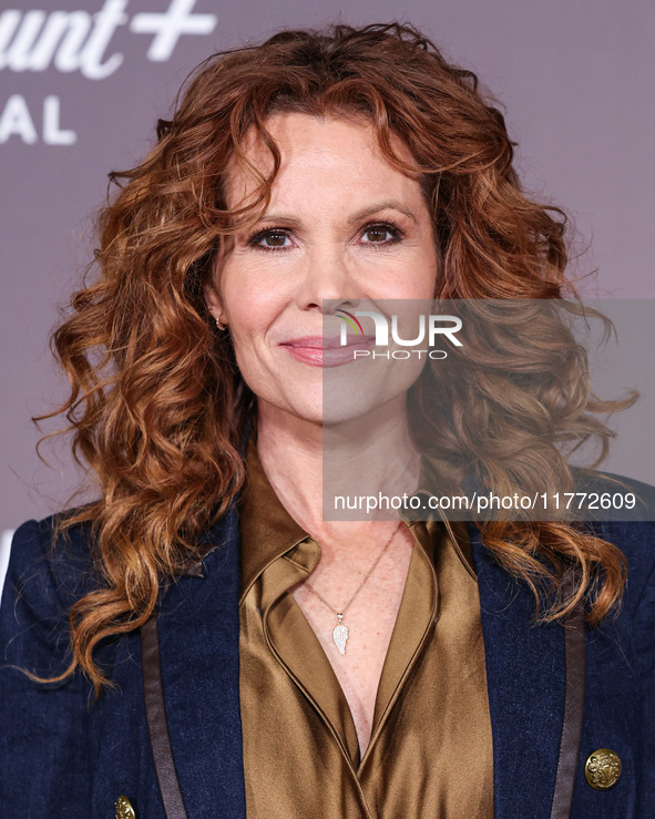 Robyn Lively arrives at the Los Angeles Premiere Of Paramount+'s Original Series 'Landman' Season 1 held at the Paramount Theatre at Paramou...