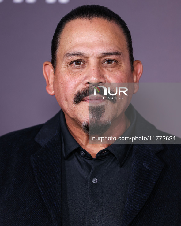 Emilio Rivera arrives at the Los Angeles Premiere Of Paramount+'s Original Series 'Landman' Season 1 held at the Paramount Theatre at Paramo...