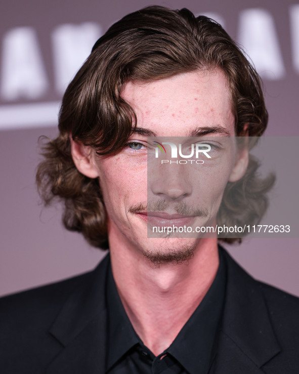 Jacob Lofland arrives at the Los Angeles Premiere Of Paramount+'s Original Series 'Landman' Season 1 held at the Paramount Theatre at Paramo...