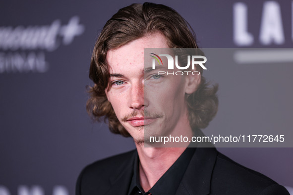 Jacob Lofland arrives at the Los Angeles Premiere Of Paramount+'s Original Series 'Landman' Season 1 held at the Paramount Theatre at Paramo...