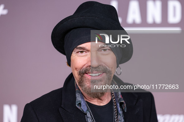 Billy Bob Thornton arrives at the Los Angeles Premiere Of Paramount+'s Original Series 'Landman' Season 1 held at the Paramount Theatre at P...