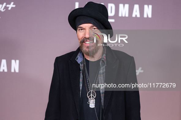 Billy Bob Thornton arrives at the Los Angeles Premiere Of Paramount+'s Original Series 'Landman' Season 1 held at the Paramount Theatre at P...