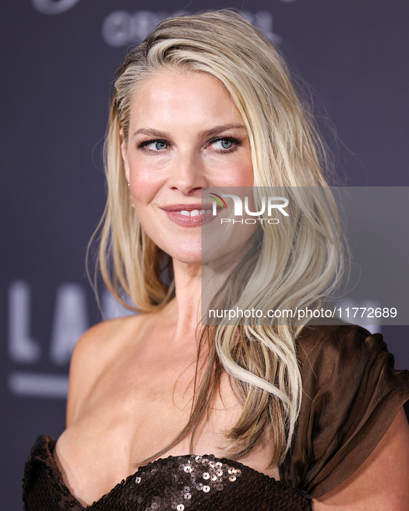 Ali Larter arrives at the Los Angeles Premiere Of Paramount+'s Original Series 'Landman' Season 1 held at the Paramount Theatre at Paramount...