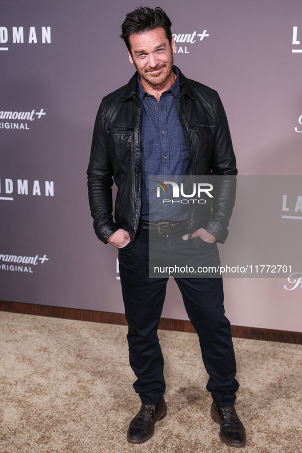 Bart Johnson arrives at the Los Angeles Premiere Of Paramount+'s Original Series 'Landman' Season 1 held at the Paramount Theatre at Paramou...