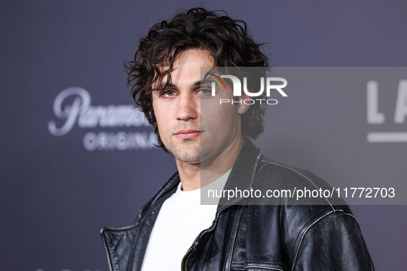 Drake Rodger arrives at the Los Angeles Premiere Of Paramount+'s Original Series 'Landman' Season 1 held at the Paramount Theatre at Paramou...