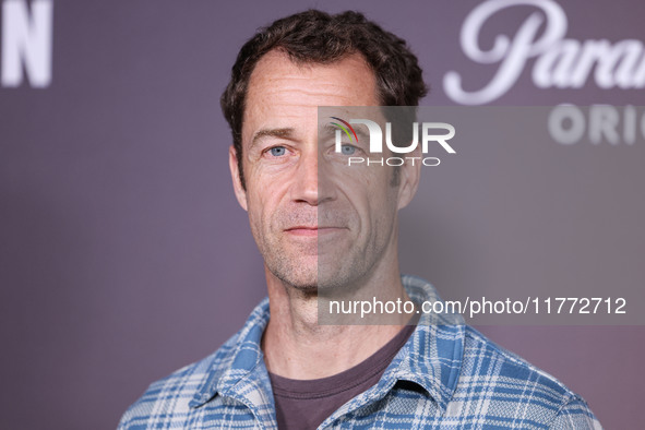 Colin Ferguson arrives at the Los Angeles Premiere Of Paramount+'s Original Series 'Landman' Season 1 held at the Paramount Theatre at Param...