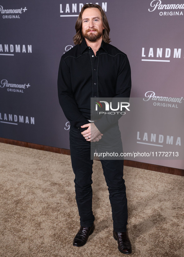 Christian Wallace arrives at the Los Angeles Premiere Of Paramount+'s Original Series 'Landman' Season 1 held at the Paramount Theatre at Pa...