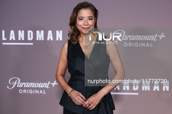 Rosemary Dominguez arrives at the Los Angeles Premiere Of Paramount+'s Original Series 'Landman' Season 1 held at the Paramount Theatre at P...