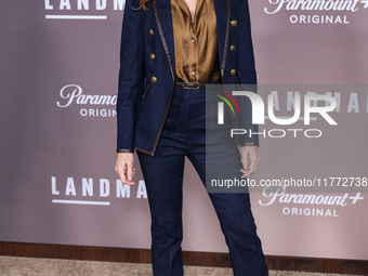 Robyn Lively arrives at the Los Angeles Premiere Of Paramount+'s Original Series 'Landman' Season 1 held at the Paramount Theatre at Paramou...