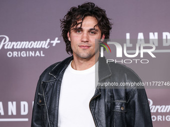 Drake Rodger arrives at the Los Angeles Premiere Of Paramount+'s Original Series 'Landman' Season 1 held at the Paramount Theatre at Paramou...