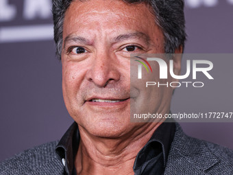 Gil Birmingham arrives at the Los Angeles Premiere Of Paramount+'s Original Series 'Landman' Season 1 held at the Paramount Theatre at Param...