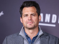 Kristoffer Polaha arrives at the Los Angeles Premiere Of Paramount+'s Original Series 'Landman' Season 1 held at the Paramount Theatre at Pa...