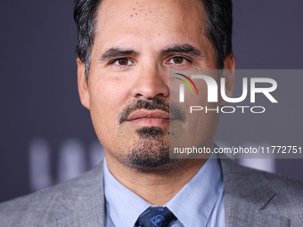 Michael Pena arrives at the Los Angeles Premiere Of Paramount+'s Original Series 'Landman' Season 1 held at the Paramount Theatre at Paramou...