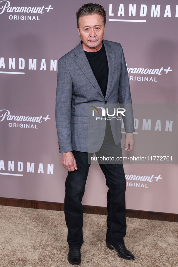 Mark Collie arrives at the Los Angeles Premiere Of Paramount+'s Original Series 'Landman' Season 1 held at the Paramount Theatre at Paramoun...