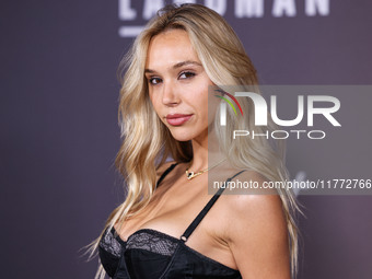 Alexis Ren arrives at the Los Angeles Premiere Of Paramount+'s Original Series 'Landman' Season 1 held at the Paramount Theatre at Paramount...