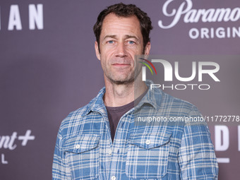 Colin Ferguson arrives at the Los Angeles Premiere Of Paramount+'s Original Series 'Landman' Season 1 held at the Paramount Theatre at Param...