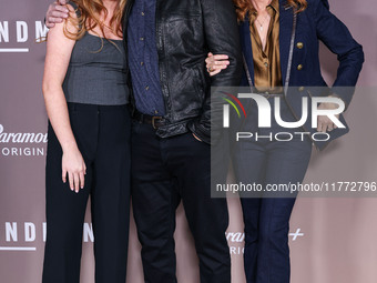 Kate Johnson, Bart Johnson and Robyn Lively arrive at the Los Angeles Premiere Of Paramount+'s Original Series 'Landman' Season 1 held at th...