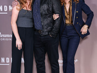 Kate Johnson, Bart Johnson and Robyn Lively arrive at the Los Angeles Premiere Of Paramount+'s Original Series 'Landman' Season 1 held at th...