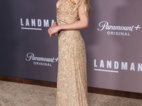 Michelle Randolph arrives at the Los Angeles Premiere Of Paramount+'s Original Series 'Landman' Season 1 held at the Paramount Theatre at Pa...