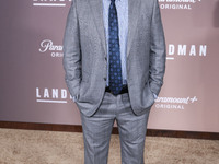 Michael Pena arrives at the Los Angeles Premiere Of Paramount+'s Original Series 'Landman' Season 1 held at the Paramount Theatre at Paramou...