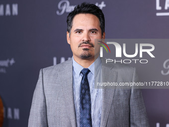 Michael Pena arrives at the Los Angeles Premiere Of Paramount+'s Original Series 'Landman' Season 1 held at the Paramount Theatre at Paramou...