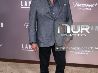 Gil Birmingham arrives at the Los Angeles Premiere Of Paramount+'s Original Series 'Landman' Season 1 held at the Paramount Theatre at Param...