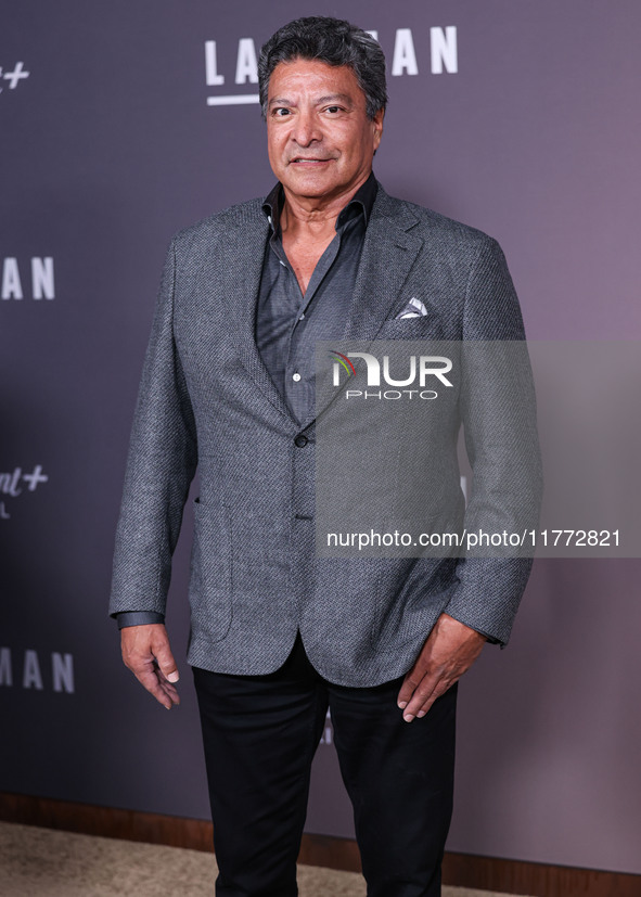 Gil Birmingham arrives at the Los Angeles Premiere Of Paramount+'s Original Series 'Landman' Season 1 held at the Paramount Theatre at Param...