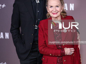 Maxwell Caulfield and wife Juliet Mills arrive at the Los Angeles Premiere Of Paramount+'s Original Series 'Landman' Season 1 held at the Pa...