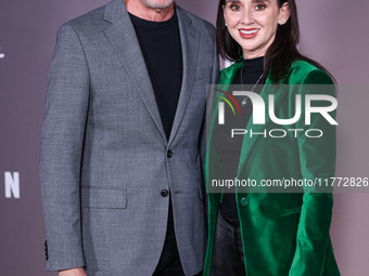 Mark Collie and wife Tammy Stewart arrive at the Los Angeles Premiere Of Paramount+'s Original Series 'Landman' Season 1 held at the Paramou...