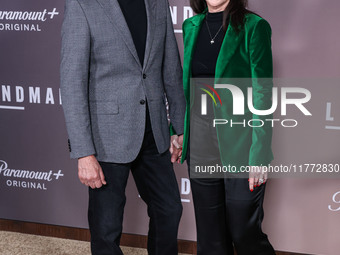 Mark Collie and wife Tammy Stewart arrive at the Los Angeles Premiere Of Paramount+'s Original Series 'Landman' Season 1 held at the Paramou...