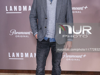 Kristoffer Polaha arrives at the Los Angeles Premiere Of Paramount+'s Original Series 'Landman' Season 1 held at the Paramount Theatre at Pa...