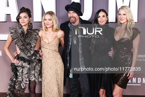 Paulina Chavez, Michelle Randolph, Billy Bob Thornton, Demi Moore and Ali Larter arrive at the Los Angeles Premiere Of Paramount+'s Original...