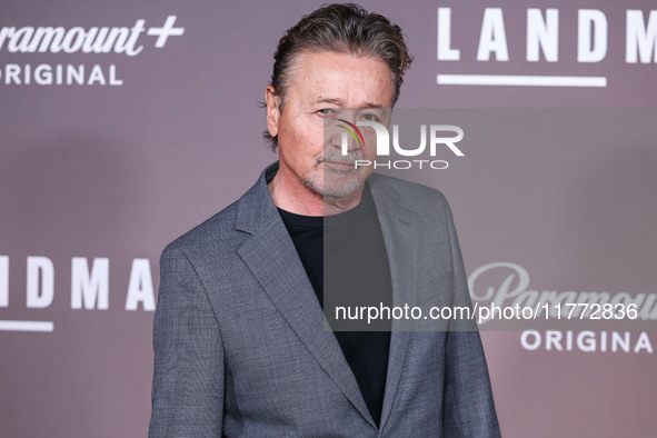 Mark Collie arrives at the Los Angeles Premiere Of Paramount+'s Original Series 'Landman' Season 1 held at the Paramount Theatre at Paramoun...