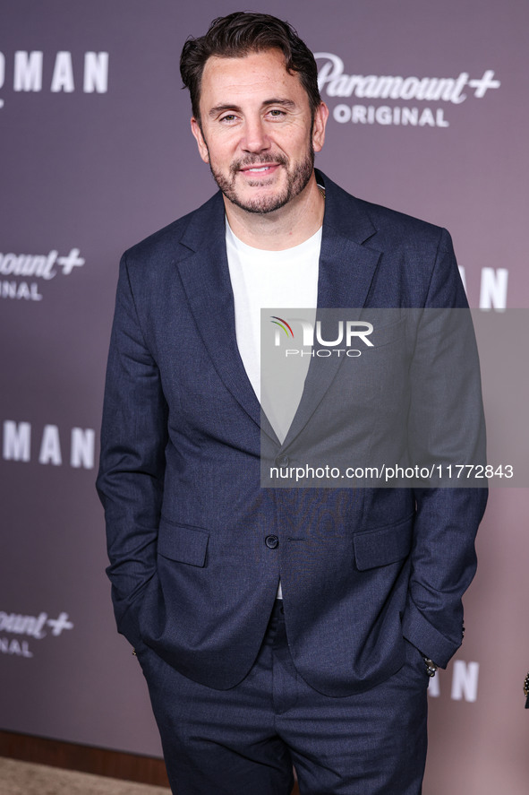 K.C. Clyde arrives at the Los Angeles Premiere Of Paramount+'s Original Series 'Landman' Season 1 held at the Paramount Theatre at Paramount...