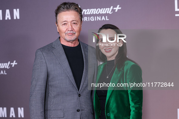 Mark Collie and wife Tammy Stewart arrive at the Los Angeles Premiere Of Paramount+'s Original Series 'Landman' Season 1 held at the Paramou...