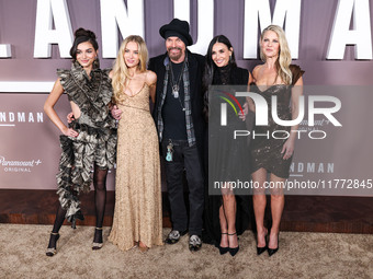 Paulina Chavez, Michelle Randolph, Billy Bob Thornton, Demi Moore and Ali Larter arrive at the Los Angeles Premiere Of Paramount+'s Original...